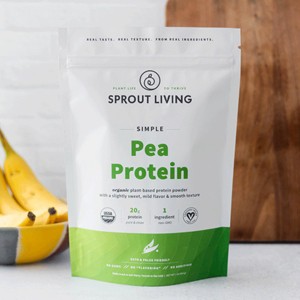 Simple Protein | Organic Pea Protein (unflavored), 1 lb - 1 of 4