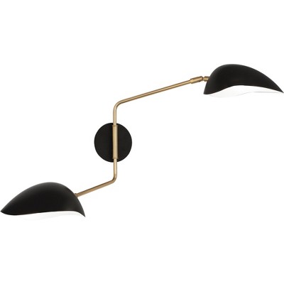 Robert Abbey Lighting Rico Espinet Racer 2 - Light Wall Light in  Aged Brass