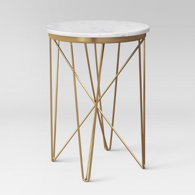 Marble Top Round Table Gold - Project 62™
