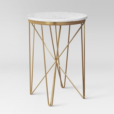 gold end table target