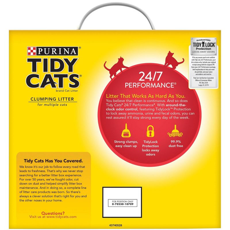 Purina Tidy Cats 24/7 Performance Clumping Cat Litter for Multiple Cats, 4 of 8