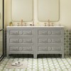 Bella Depot 30'' Bathroom Vanity with Sink, Free Standing Single Vanity Set with 3 Drawers(2PCS) - 2 of 4