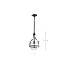 Nuvo Lighting Amado 1 - Light Pendant in  Matte Black - 3 of 4