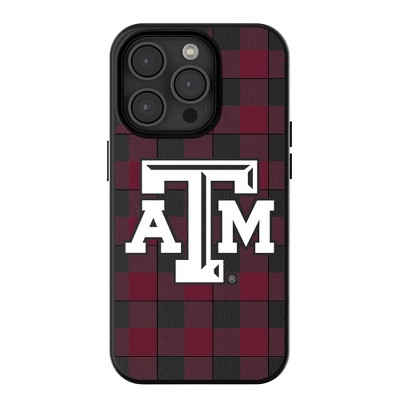 NCAA SEC Universities Plaid MagSafe Compatible Cell Phone Case for Apple iPhone