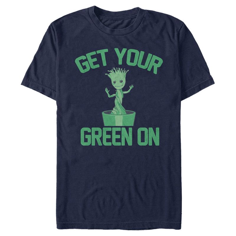 Men's Marvel Baby Groot St. Patrick's Day Get Your Green On T-Shirt, 1 of 6