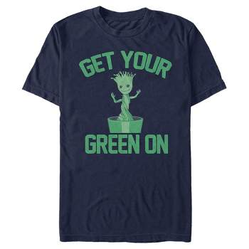 Men's Marvel Baby Groot St. Patrick's Day Get Your Green On T-Shirt