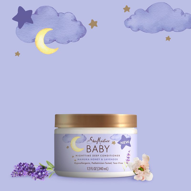 SheaMoisture Baby Manuka Honey &#38; Lavender Nighttime Deep Conditioner - 12 fl oz, 5 of 9