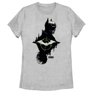 Women's The Batman Mirror Riddler Skyline T-Shirt - 1 of 4