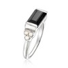 Ross-Simons Onyx Ring With 1.5-2mm Cultured Pearls in Sterling Silver - 3 of 4