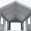 Whizmax Heavy Duty Steel Outdoor Carport,Storage Boat Shed Canopy Garage Car Shelter With 4 Window Sidewalls And 4 Doors - 4 of 4