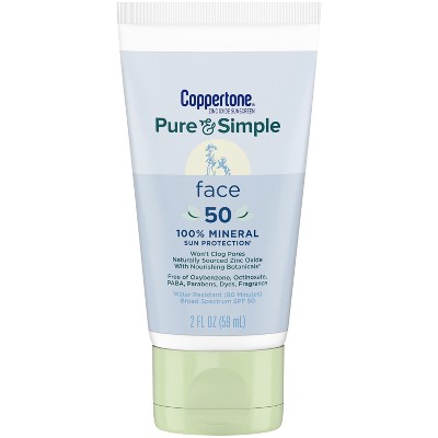 Coppertone pure best sale and simple ewg