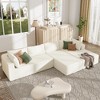 CENGHU Modern Large Modular Sectional Sofa, Sectional Couches for Living Room, Bedroom, Salon, 3 Piece Free Combination, Sectional Couches - 2 of 4