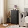 Costway Bathroom Floor Cabinet Freestanding Storage Organizer w/ 3 Drawers - 2 of 4