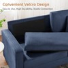 VANOMi 79.1'' Upholstered Sofa with 2 Pillows and Wooden Legs - 3 of 4