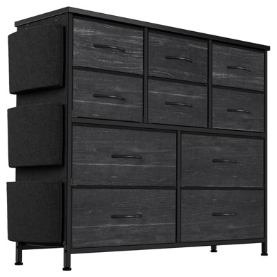 Dresser for Bedroom,Cloth Storage Tower with 10 Drawers,TV Stand,10 Drawers Dresser,Chest of Drawers with Fabric Bins