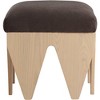 Meridian Furniture,Altair Velour Fur Fabric Bench - 3 of 4