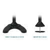 Mount-It! Triple Monitor Stand | Free Standing and Grommet Bases | Fits 19 20 21 22 23 24 Inch Computer Screens | Three Heavy Duty Adjustable Arms - 3 of 4