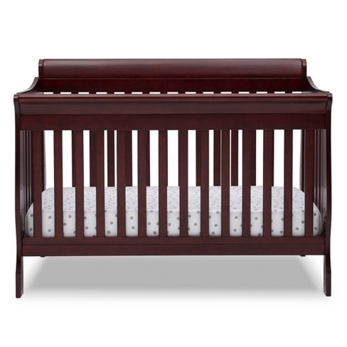 Delta Children Deluxe Canton 6 In 1 Convertible Crib Espresso Cherry Target