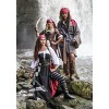 HalloweenCostumes.com Girl's Brown Coat Pirate Costume - 4 of 4