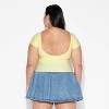 Women's Short Sleeve Boatneck Synthetic T-Shirt - Wild Fable™ - 3 of 3