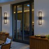 Modern Outdoor Wall Light Integrated LED Waterproof Matte Black Exterior Lighting Fixtures for House Porch Patio Garage Door Backyard Indoor - 4 of 4