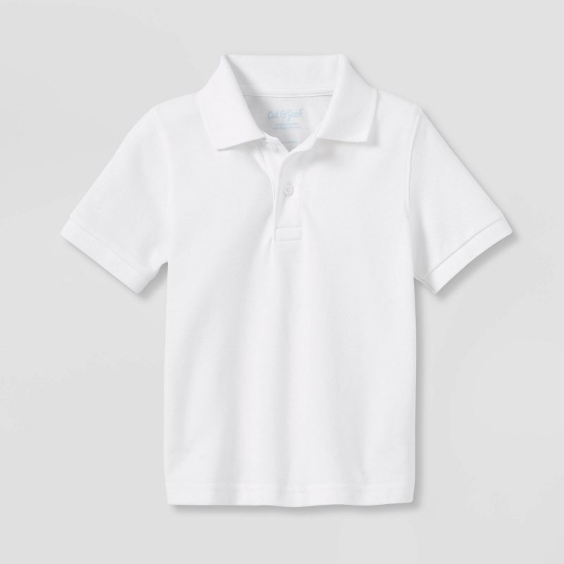 Toddler Boys&#39; Short Sleeve Pique Uniform Polo Shirt - Cat &#38; Jack&#8482;, 1 of 7
