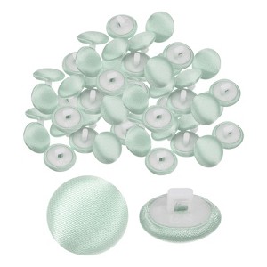 Unique Bargains Bridal Wedding Dress Suit DIY Satin Shiny Sewing Buttons 50 Pcs - 1 of 4