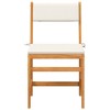 vidaXL 3 Piece Balcony Set with Cushions Solid Wood Acacia - 4 of 4