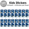 Big Dot of Happiness Hanukkah Menorah - Chanukah Holiday Party Favor Kids Stickers - 16 Sheets - 256 Stickers - 2 of 4