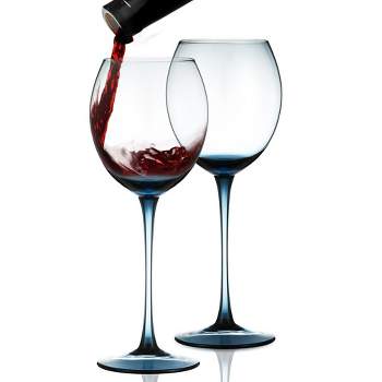 Berkware Luxurious and Elegant Sparkling Colored Wine Glass - 13.3oz