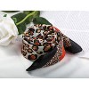 Allegra K Women's Animal Leopard Print Silk Like Square Scarves Neckerchief Bandana 1 Pc - 2 of 4