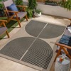 Lahome Modern Rainbow Jute Washable Outdoor Area Rug-Soft, Durable Carpet for Patio, Garden, or Balcony - 4 of 4