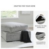 Signature Design by Ashley Casselbury Classic Ottoman With Storage, Light Gray - 4 of 4