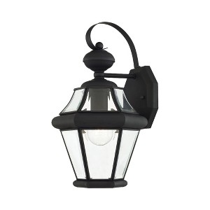 Livex Lighting Georgetown 1 - Light Wall Light in  Black - 1 of 2