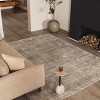 Hauteloom Fallin Gray Abstract Striped Area Carpet - 2 of 4