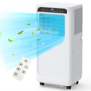 8,000 BTU Portable Air Conditioner for Room up to 350 Sq. Ft., Portable AC Unit with Remote Control, Sleep Mode, Window Kit Included - 1 of 4