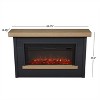 Bernice Landscape Electric Fireplace by Real Flame - 3 of 4