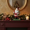 Christmas Santa Figurine – 11" Resin Holiday Decor for Festive Displays by Melrose - 2 of 3