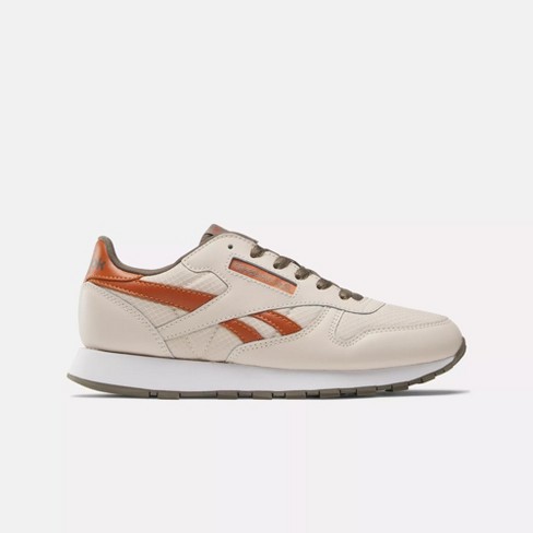 Reebok Classic Leather Shoes - Grade School 6 Stucco / Grout