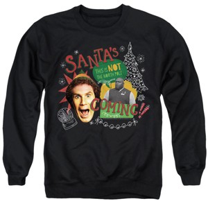 Men's Santa'S Coming Crewneck Sweatshirt - 1 of 4