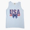 Simply Sage Market Coquette USA Bow Garment Dyed Tank - 3 of 4