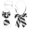 Elerevyo Women's Stylish Adjustable Elastic Band Pre-tied Stripes Bow Ties - 3 of 4