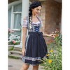MISSKY Women's Short Sleeve Dress 3 Pieces Dress Costumes for Carnival Halloween - 3 of 4