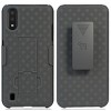 Nakedcellphone Case with Stand and Belt Clip Holster for Samsung Galaxy A01 - Black - 2 of 4