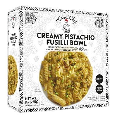 Tattooed Chef Frozen Creamy Pistachio Fusilli Bowl - 9 oz
