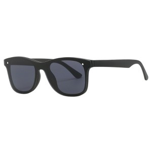 Anna-Kaci Unisex Classic Square Frame Sunglasses with UV400 Protection and Lightweight Design for Casual Look - 1 of 4