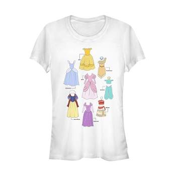 Juniors Womens Disney Princesses Favorite Outfit T-Shirt
