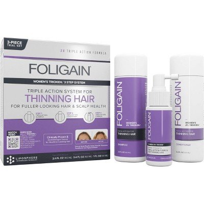 Foligain Triple Action Hair Care System for Women