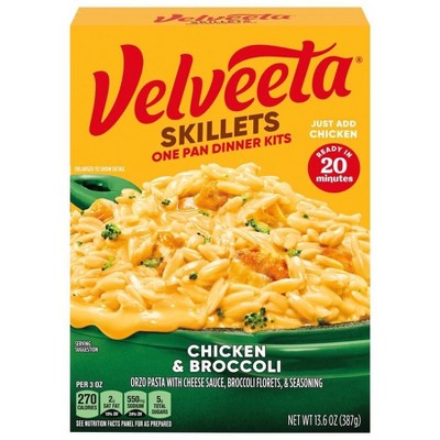 Velveeta Skillets Chicken & Broccoli Dinner Kit – 13.6 oz, Pack of 2