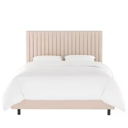 Channel Twin Bed Velvet Ivory - Opalhouse™